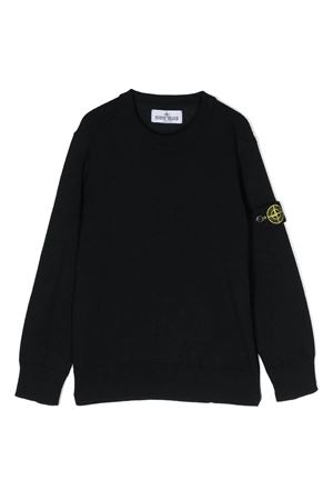 blue virgin wool jumper STONE ISLAND KIDS | 7916509C4V0020